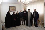 دیدار صمیمانه مدیرکل و همکاران دامپــزشکی با خانواده مرحـوم مقدسی بقا (سنچـم)  از همکاران بازنشسته دامپزشکی استان