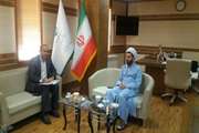 دیدار سرپرست اداره کل دامپزشکی با بازرس کل استان قم