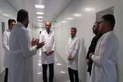 بازدید مدیر کل دامپزشکی استان قم از یک کارخانه دارویی 