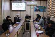 هشتمین جلسه شورای فرهنگی اداره کل دامپزشکی با حضور حجت الاسلام والمسلمین عرب پور مدیر ستاد اقامه نماز استان 