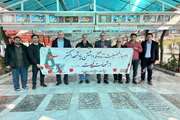 حضـور مدیــرکل و همکاران اداره دامپــزشکی استـان در گلــزار شهـدا همـزمان با روز بـزرگداشت شهیـدان