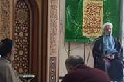  برگــزاری مـراســم زیارت عاشورا و سخنــرانی در نماز خانه اداره کل دامپــزشکی استان قــم 