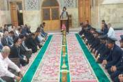 مراسم خطبه خوانی در پنجمین روز از دهه کرامت