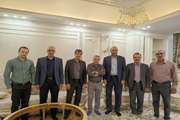 دیدار صمیمانه مدیـرکل دامپــزشکی استان با همکار بازنشسته ، جناب آقای ابوالفضـل نـادعلی