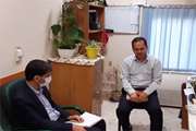 دیدار صمیمانه مدیرکل دامپزشکی استان با معاون خبری صدا و سیمای استان